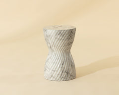 Cara End Table - Marble Look