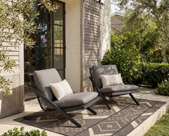 Bari Lounge Chair - Charcoal