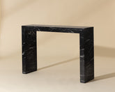 Axle Console Table - Marble Look
