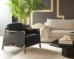 Calloway Lounge Chair - Antique Brown