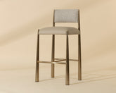 Bayard Barstool - Antique Brass
