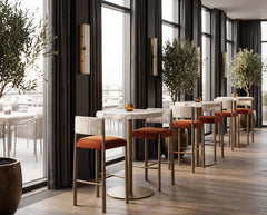 Bayard Barstool - Dark Bronze