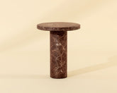 Bastion End Table - Marble Look