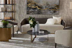 CM - SHEVA SOFA -BRUSHED GOLD