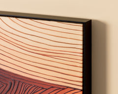 Canyon Dreams I - 48" X 48" - Black Floater Frame