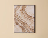 Access Route - 40" X 54" - Deep Brown Floater Frame