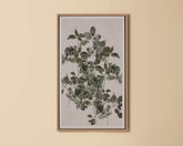 Botanical Study I - 18.5" X 31" - Natural Floater Frame
