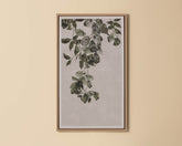 Botanical Study II - 18.5" X 31" - Natural Floater Frame