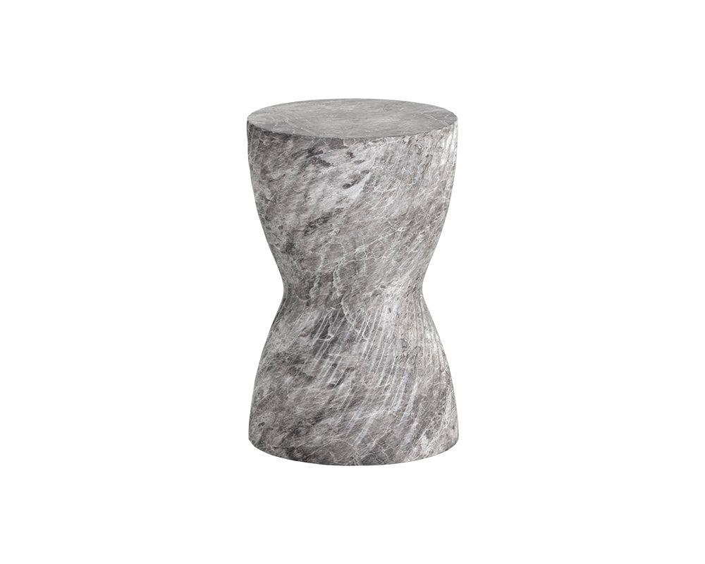 Cara End Table - Marble Look