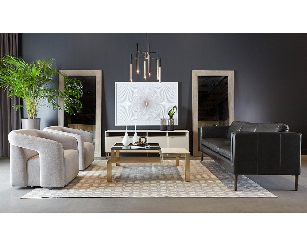 Ambrose Modular Storage Cabinet - Champagne Gold