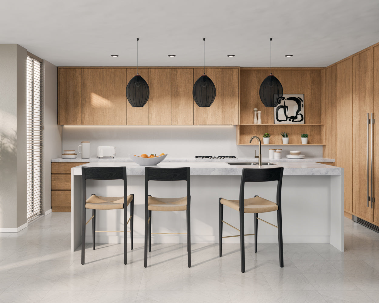 Bondi Counter Stool - Black
