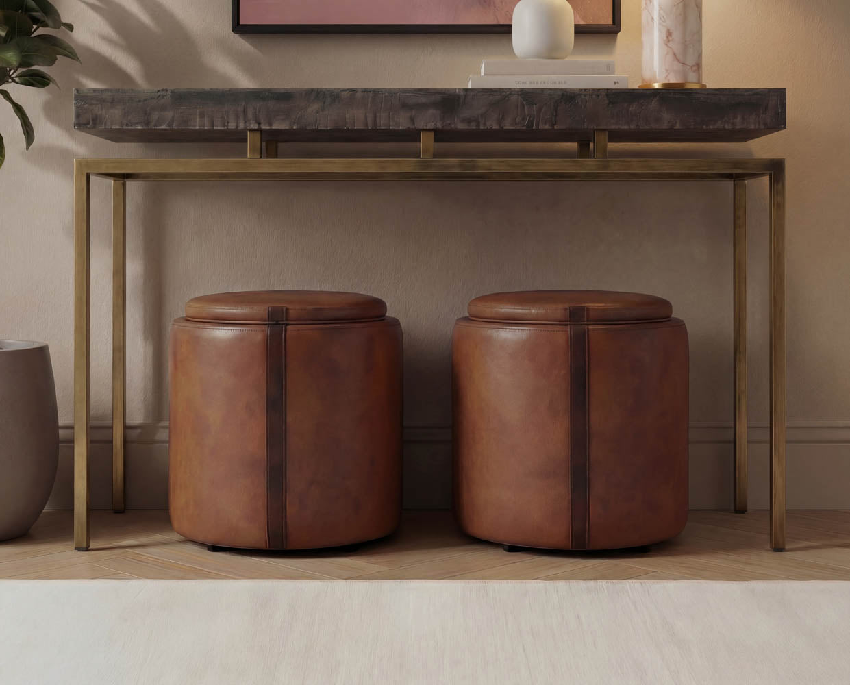 Borelli Storage Ottoman