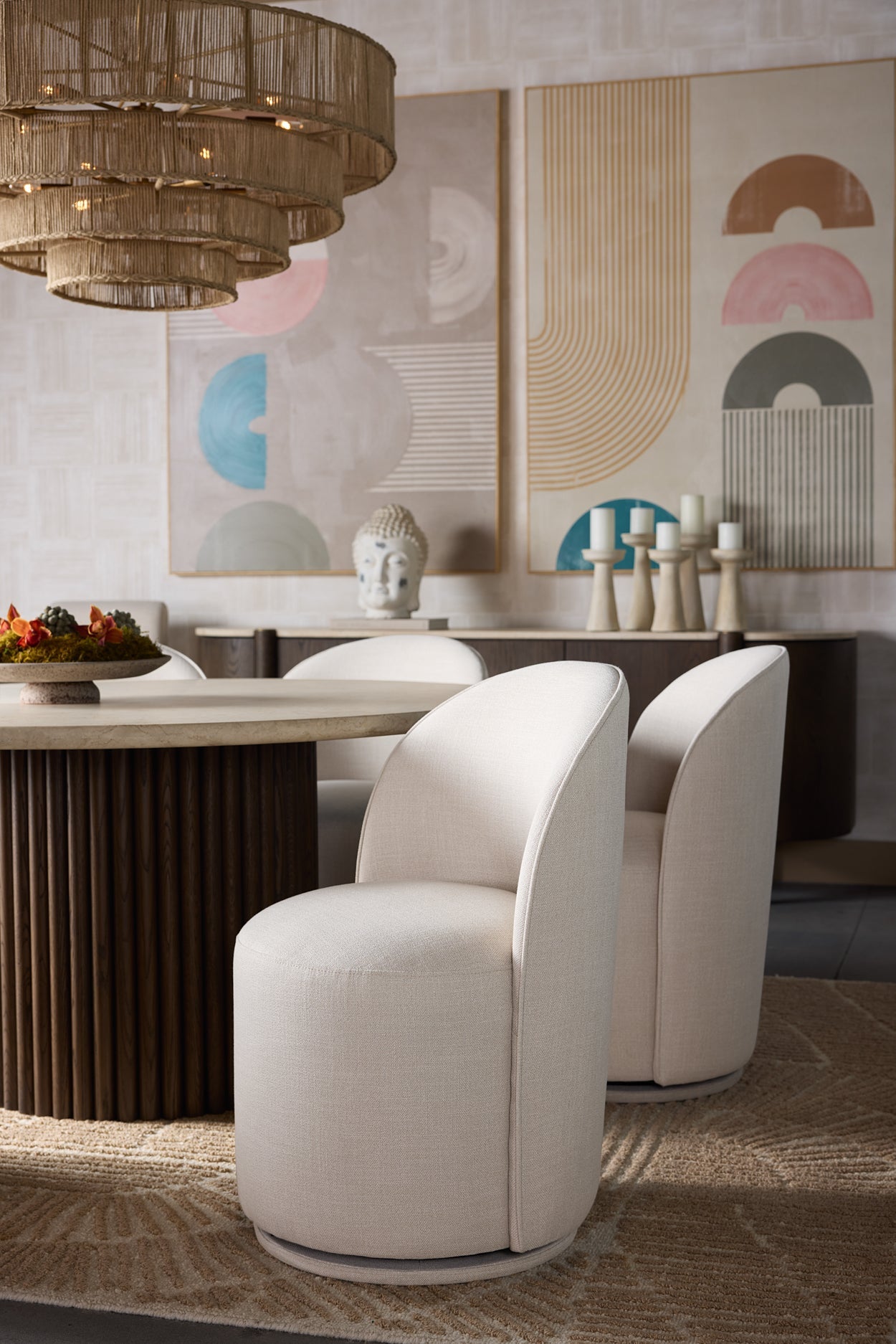 Cavoli Swivel Dining Chair