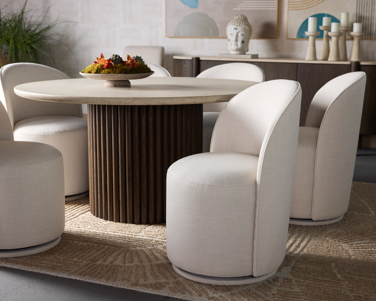 Cavoli Swivel Dining Chair