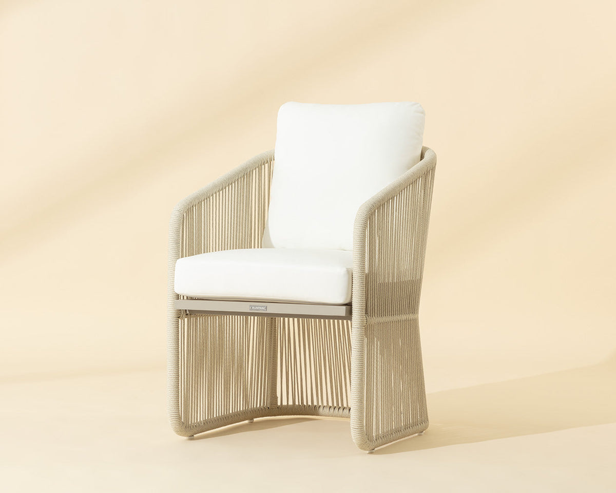 Allariz Dining Armchair - Greige