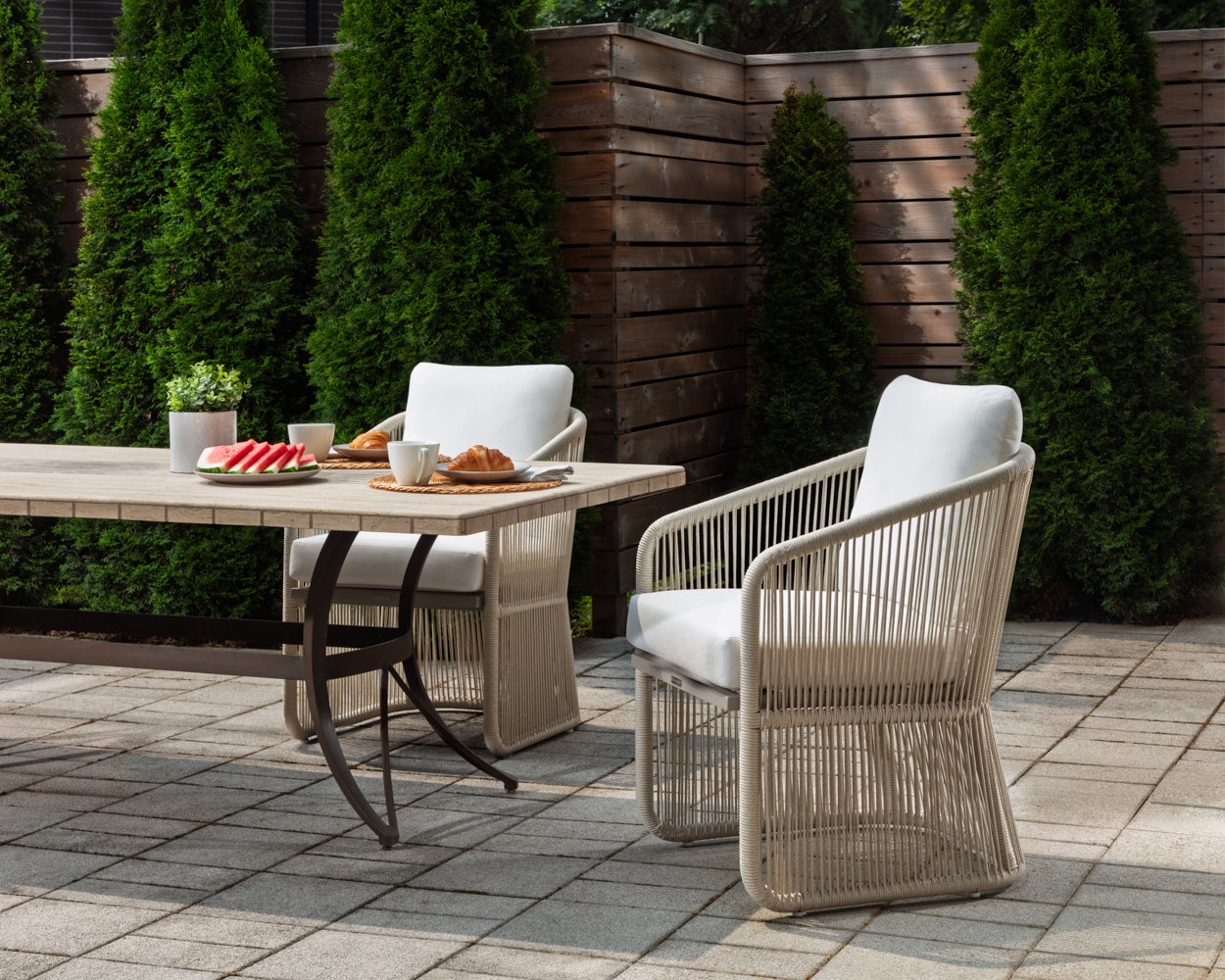 Allariz Dining Armchair - Greige