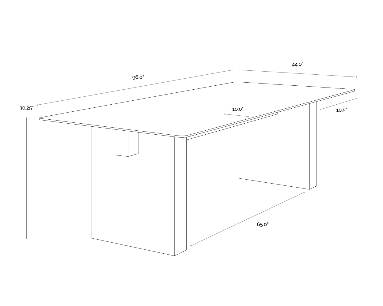 Calvosa Dining Table Base