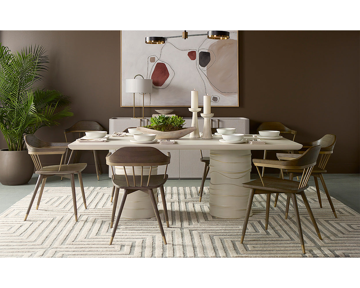 Alanya Dining Table - 84" - Rectangular