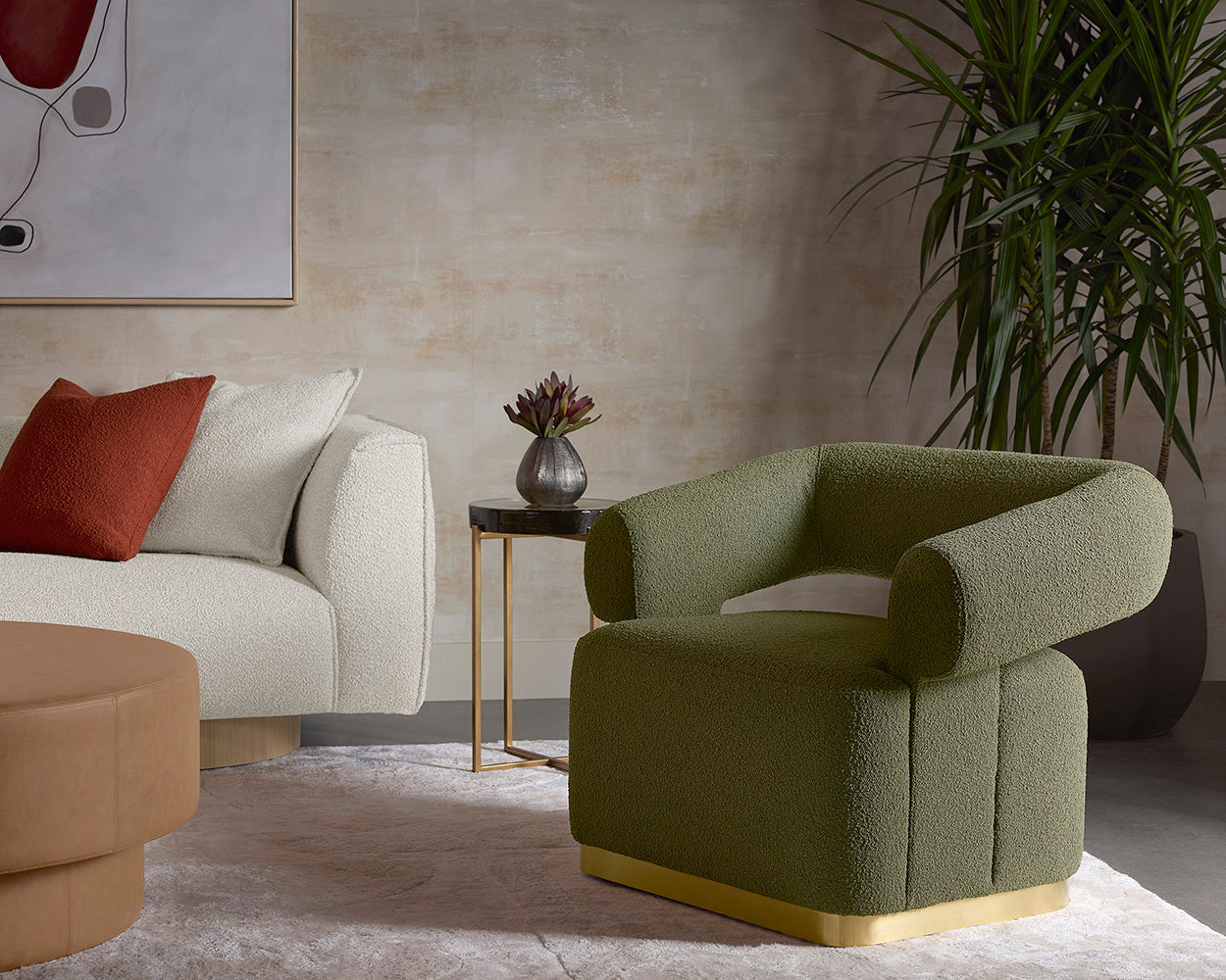 Aggie Swivel Lounge Chair