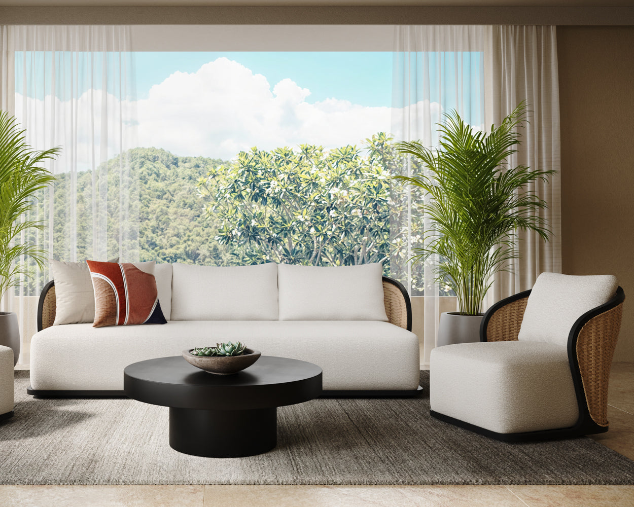 Bora Swivel Lounge Chair