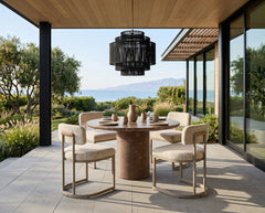 Alyssa Chandelier - Black Jute