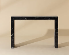 Axle Console Table - Marble Look