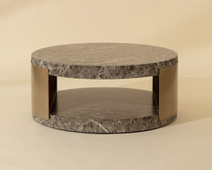 Cavette Coffee Table - Marble Look