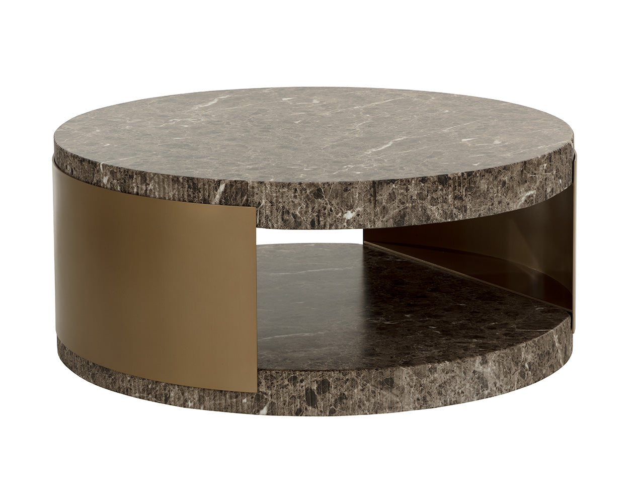 Cavette Coffee Table - Marble Look