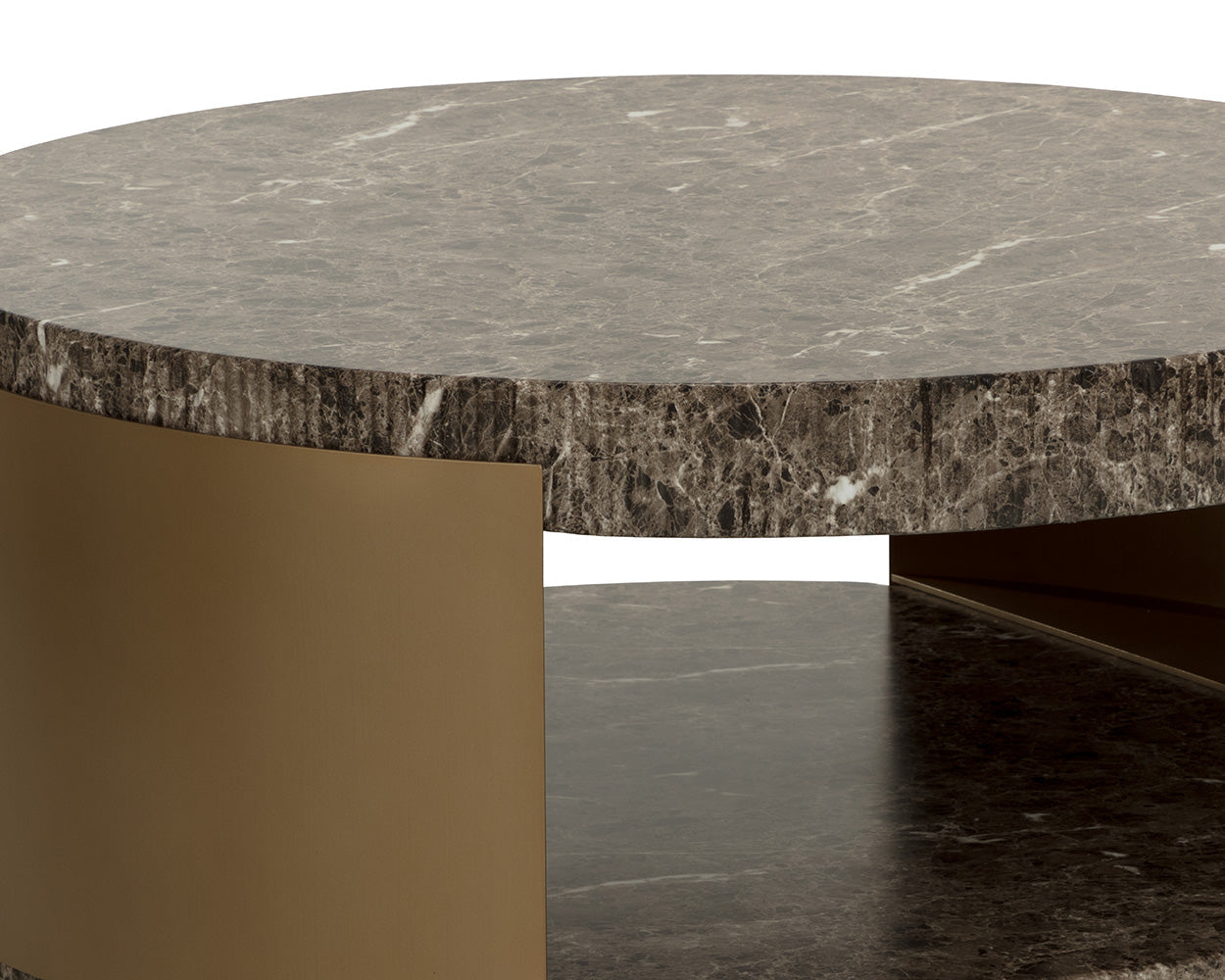 Cavette Coffee Table - Marble Look