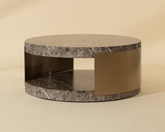 Cavette Coffee Table - Marble Look