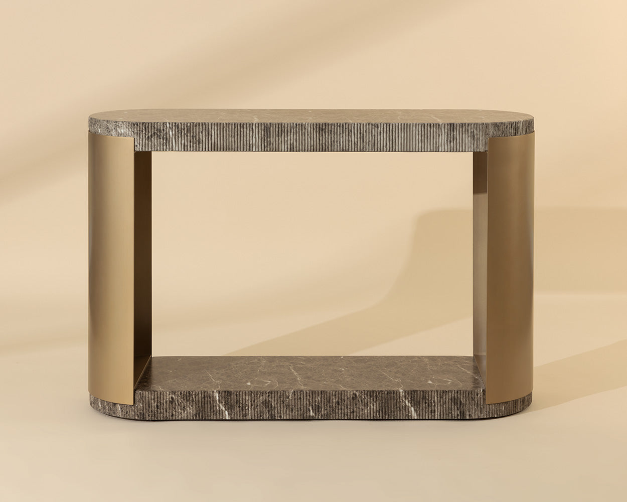 Cavette Console Table - Marble Look