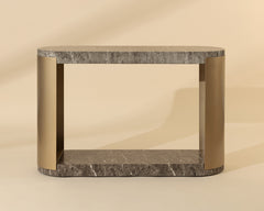 Cavette Console Table - Marble Look