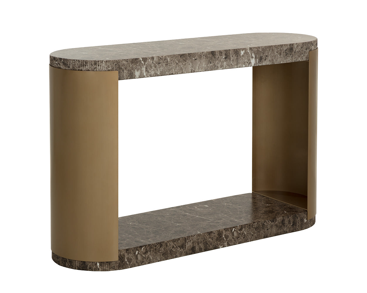 Cavette Console Table - Marble Look