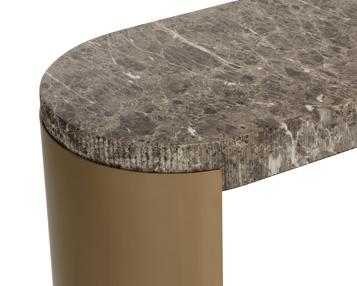Cavette Console Table - Marble Look