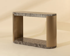 Cavette Console Table - Marble Look