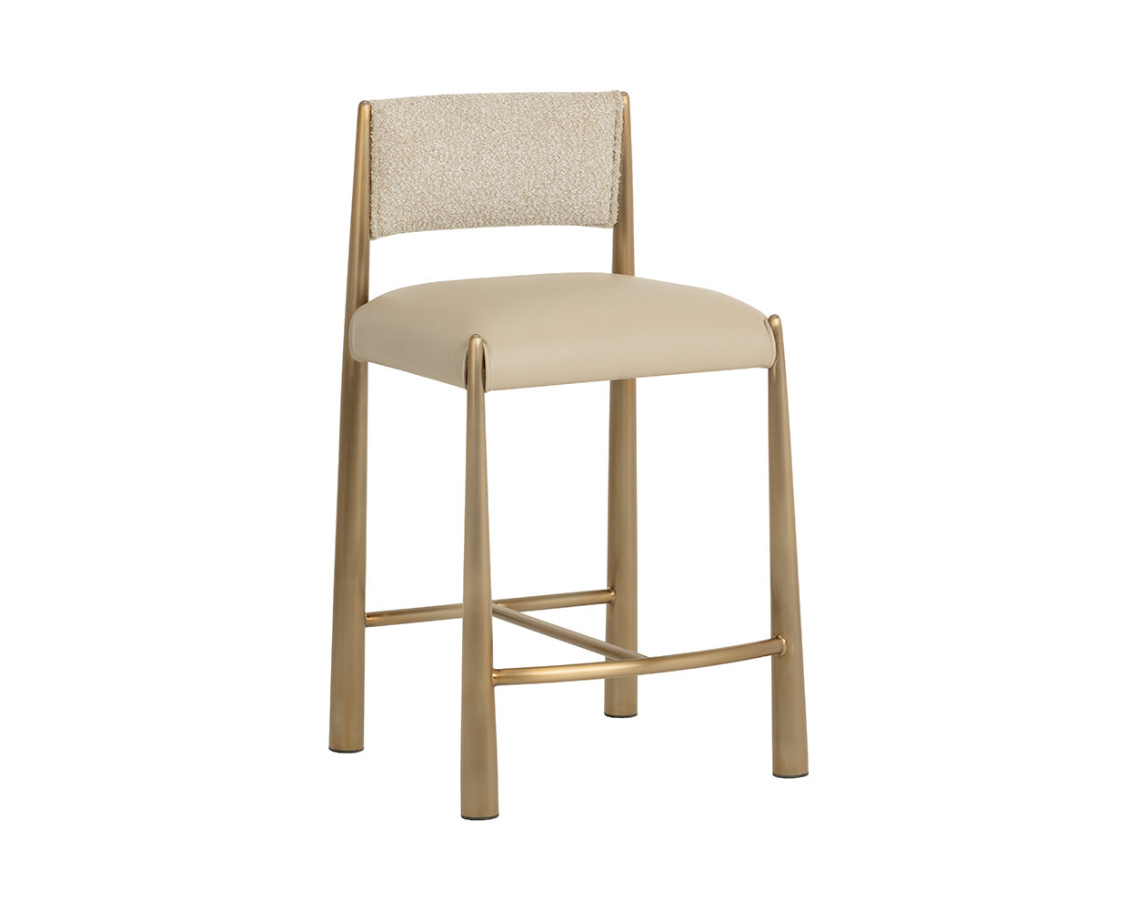 Bayard Counter Stool - Antique Brass