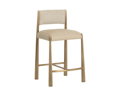 Bayard Counter Stool - Antique Brass