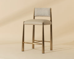 Bayard Counter Stool - Antique Brass