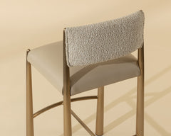 Bayard Barstool - Antique Brass