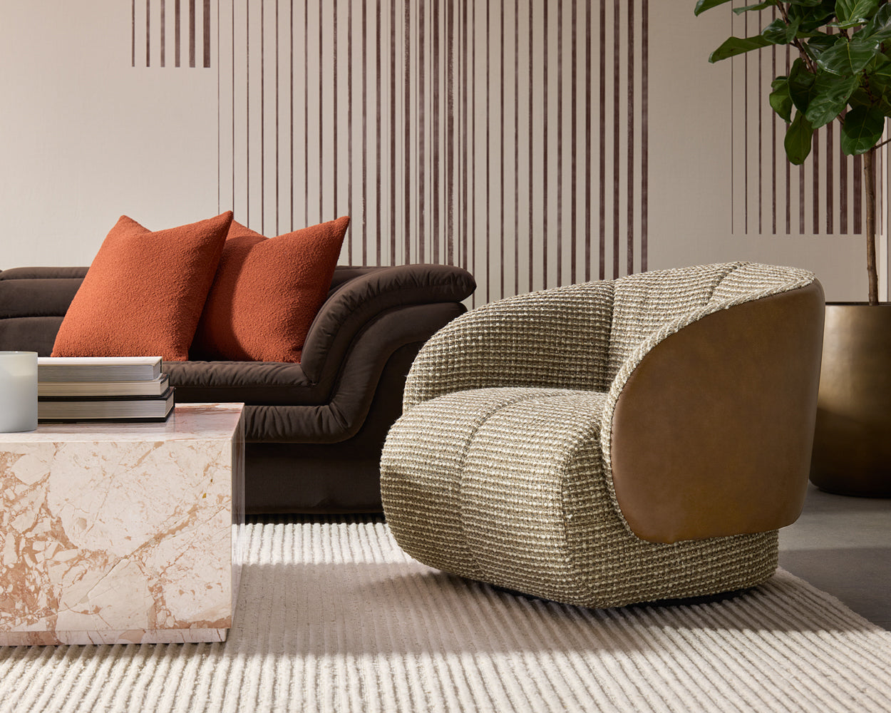 Camie Swivel Lounge Chair