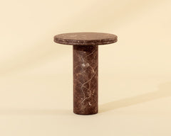 Bastion End Table - Marble Look