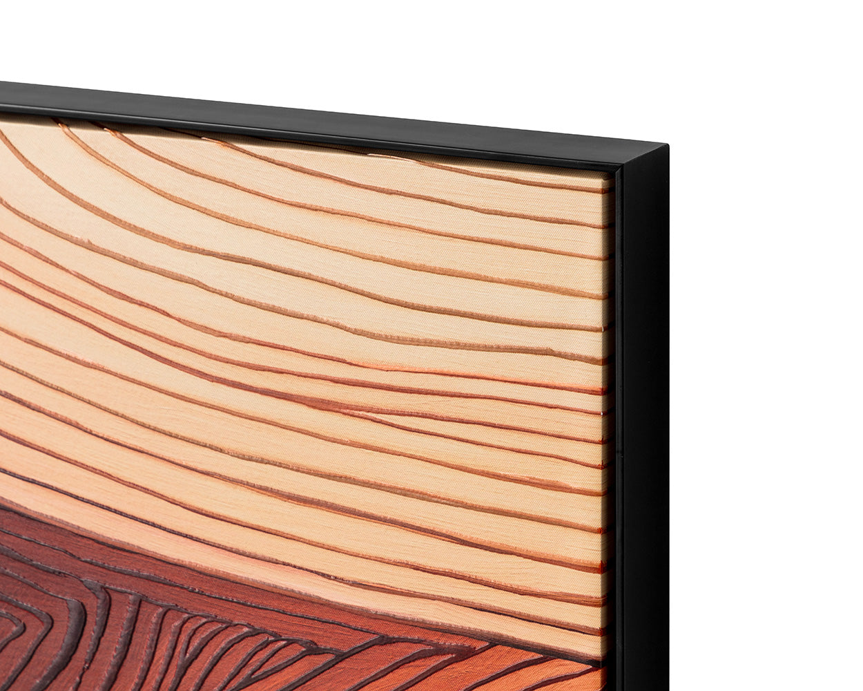Canyon Dreams I - 48" X 48" - Black Floater Frame