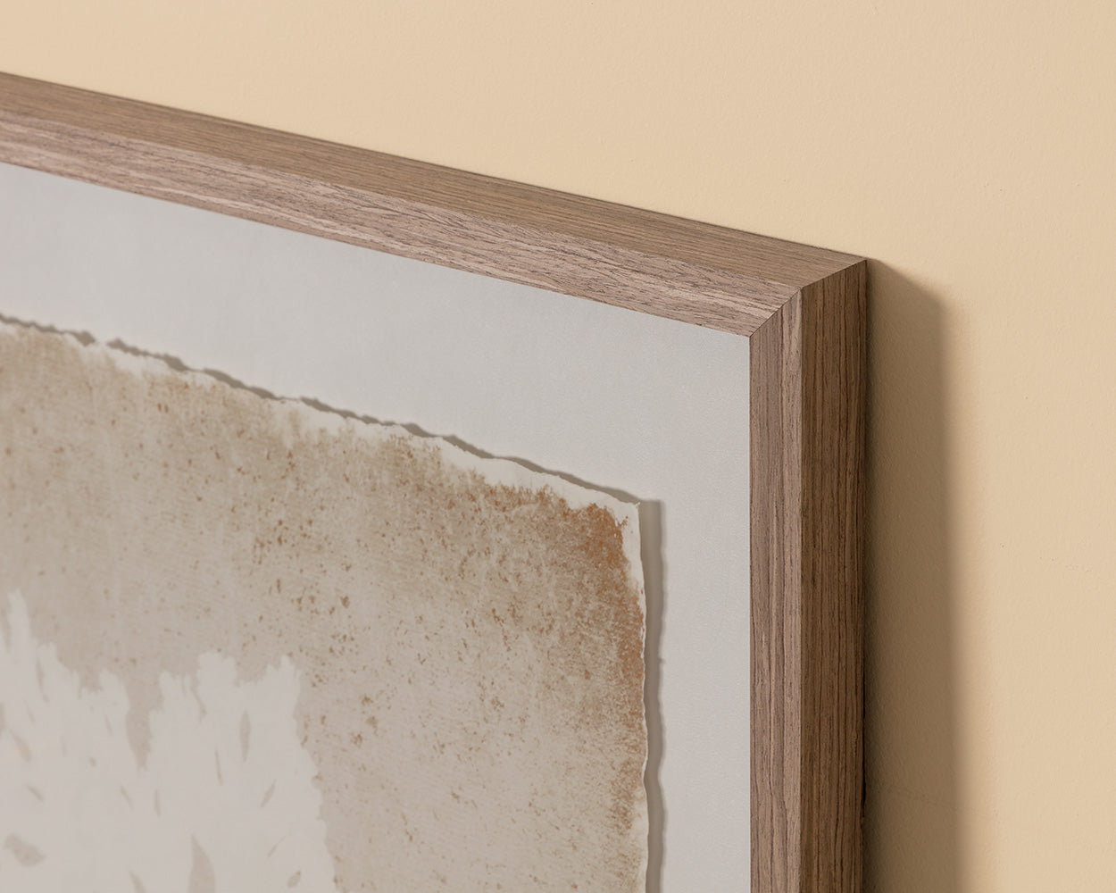 Aquatic Flora II - 40" X 40" - Medium Brown Frame