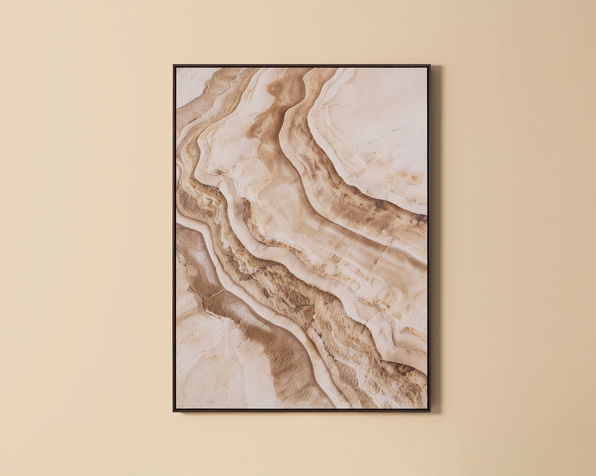 Access Route - 40" X 54" - Deep Brown Floater Frame