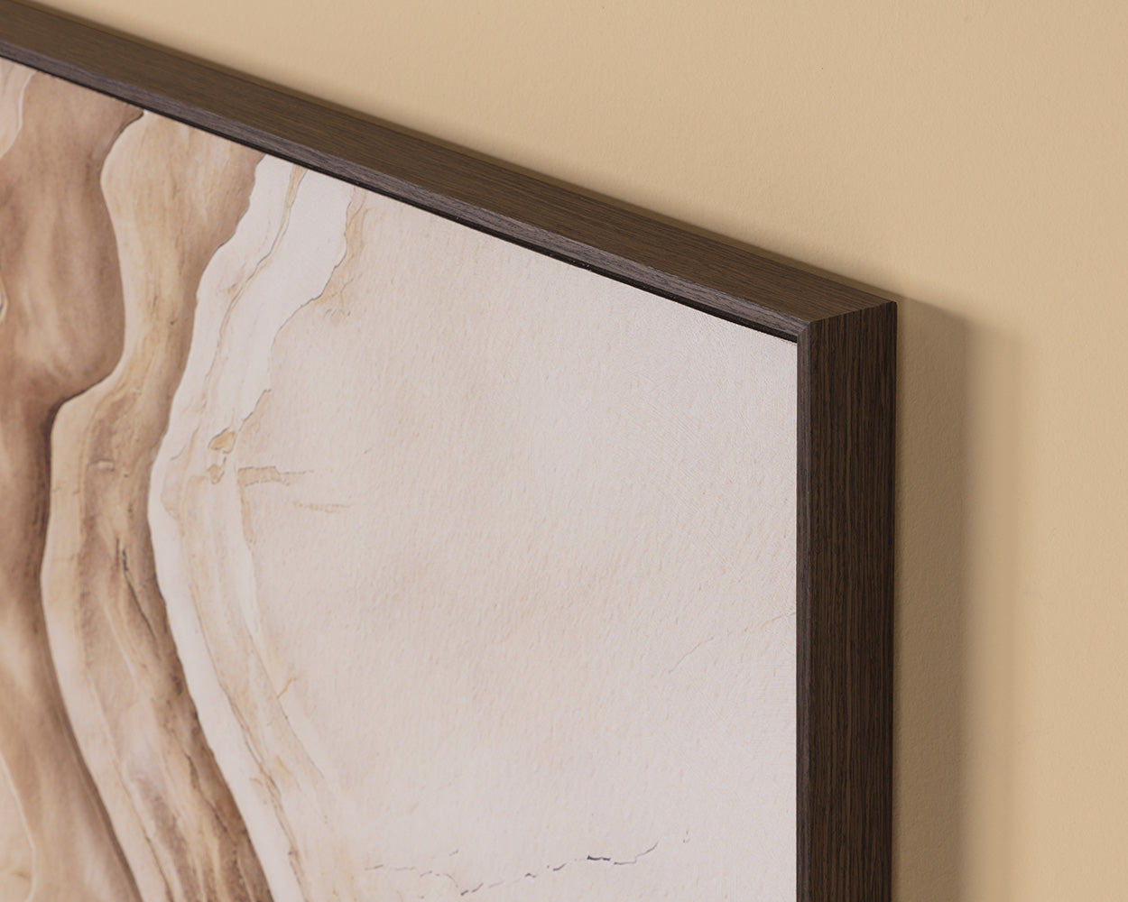 Access Route - 40" X 54" - Deep Brown Floater Frame