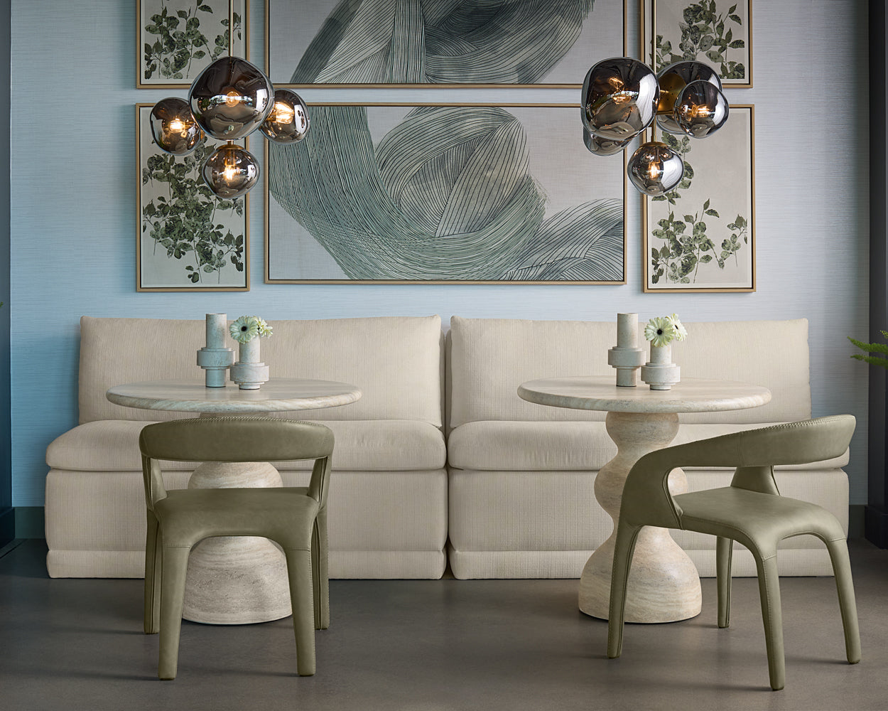 Botanical Study III - 18.5" X 31" - Natural Floater Frame