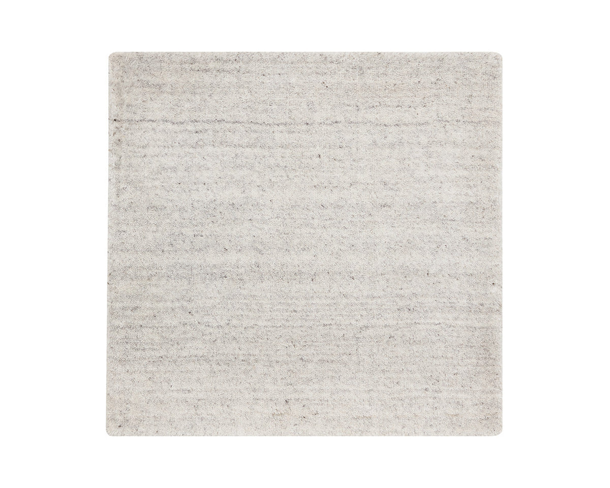 Alaska Hand-loomed Rug - Grey / Ivory Swatch